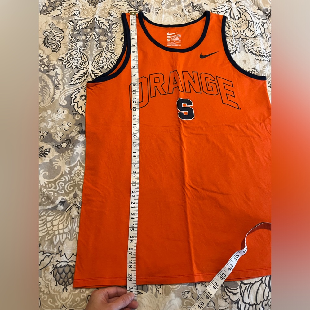 Nike Syracuse Tank Top Men’s Medium Orange SU shirt - Picture 5 of 6
